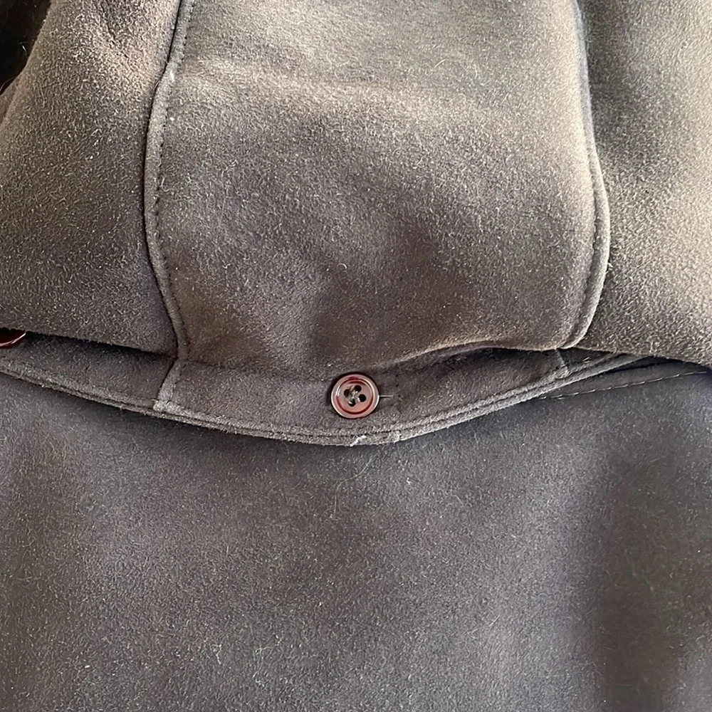 Beautiful extra warm women’s genuine shearling with mink colour and cuff sz XL - Picture 4 of 12